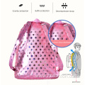 Fantasy PU printed dot children's backpack